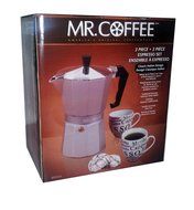 Mr. Coffee 3 Piece Classic Italian Design Espresso Set