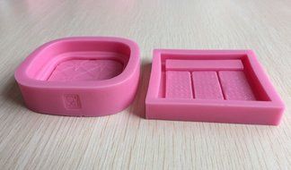 Anyana 3PCS Makeup Tools Loose Powder And Eye Shadow Silicone Fondant Mold Cake Decorating Pastry Gum Pastry Tool...