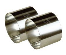 Sealike Stainless Steel Cake Mousse Ring Mold Round with a Stylus