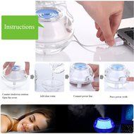 Cool Mist Humidifier, BAVIER whole humidifier baby, 120ml car humidifier desk office, humidifier for infant and... N8