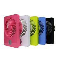 FIONA Portable and Compact Mini USB Hand-held Fan, 3 Speed Rechargeable Table Fan for Home and Travel, 18650 Battery... N4