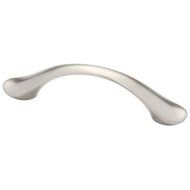 BRAINERD P18007V-SN-C 3/96mm Dual Mount Vuelo Cabinet Hardware Handle Pull by Brainerd