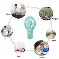 Security USB Mini Cooling Fan Hand Held Personal Fan and 2200MA Rechargable Lithium Battery Ventilador with Adjustable... N5