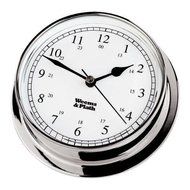 Weems &amp; Plath Endurance Collection 085 Quartz Clock (Chrome)