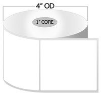 1 Inch Core - 1 x 1 Zebra Compatible Direct Thermal Labels 20 Rolls for Zebra Desktop Printer GC420d GC420t GK420d... N2