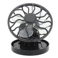 DCDEAL Portable Mini Solar Powered Clip Fan Cooling Fan Hat Cap Fan Energy Saving Travel Summer Camping N5