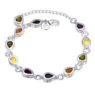 Fashion Jewelry Women Lots Style Silver Plated Charm Bangle Cuff Bracelet Gifts N4