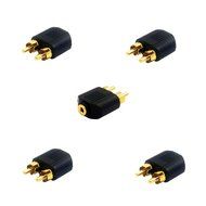 SIENOC 10 Pics RCA Female to Female AV Coupler Joiner Extender N2