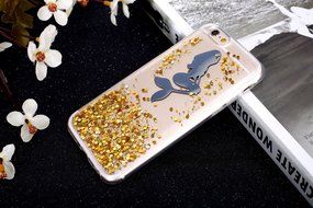 iPhone 6S Plus Case,iPhone 6/6S Plus Bling Glitter TPU Case,PHEZEN Mermaid Pattern Shiny Sparkling Glitter Flexible... N34