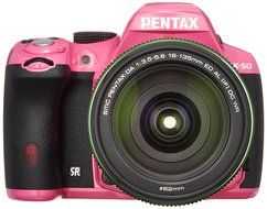 Pentax K-50 16MP Digital SLR Camera with 3-Inch LCD - Body Only (Pink) - International Version N17