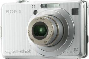 Sony Cybershot DSC-W100 8.1MP Digital Camera with 3x Optical Zoom N3