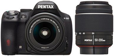 Pentax K-50 16MP Digital SLR Camera with 3-Inch LCD - Body Only (Pink) - International Version N18