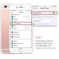 HDMI to iphone, STOUCH 6.6 Ft Lightning MHL To HDMI Cable 1080P HDTV Adapter For iPhone 5 5S 6 6s Plus and iPad... N20