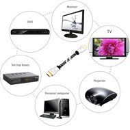 Toptrend High Speed 21Gbps HDMI Cable -Gold Plated Connector Tips- with Ethernet-Supports Ultra HD 4K 60Hz 3D... N14