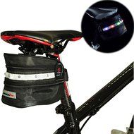 Sleek and Stylish Bicycle Saddle Bag Bike Under Seat Bag by Juzi Clip On Rear Tail Pouch Expandable Pack with...