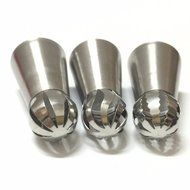 New 3pcs/set Sphere Ball Tips Russian Icing Piping Nozzles Tips Pastry Cupcake N2