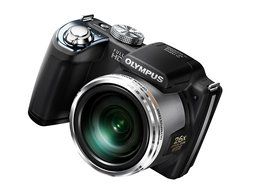 Olympus SP-720UZ 14MP 26x Opt Zoom 3-Inch LCD Digital Camera - Black N3