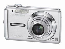 Olympus FE-340 8MP Digital Camera with 5x Optical Zoom (Silver) N5