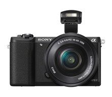 Sony a5100 16-50mm Mirrorless Digital Camera with 3-Inch Flip Up LCD (White) N13