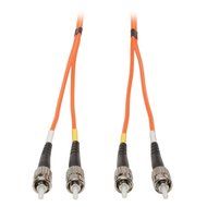 Tripp Lite Duplex Multimode 62.5/125 Fiber Patch Cable (ST/ST), 1M (3-ft.)(N302-003) N6