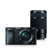 Sony Alpha a6000 Mirrorless Digital Camera with 16-50mm and 55-210mm Power Zoom Lenses N16