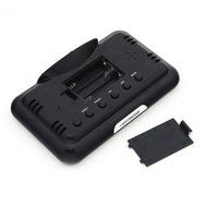 New Digital Voice Control Back-light LCD Atmos Clock Calendar Temp White Black Alarm Display N4