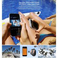 Ecoolbuy Diving Camera S60 1080P HD 170 Degree Wide Angle Anti-Shake Waterproof Sports DV Action Diving Camera N5