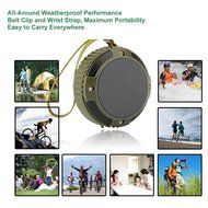 Waterproof Bluetooth Speakers, Mindkoo Smart Wireless Portable Outdoor Speaker for iPhone, Android phone, Tablet... N2