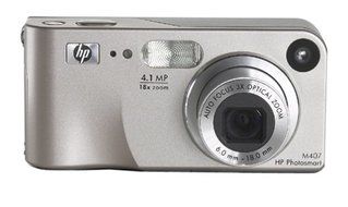 HP Photosmart M407 4MP Digital Camera with 3x Optical Zoom N3