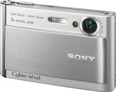 Sony Cybershot DSC-T70 8.1MP Digital Camera with 3x Optical Zoom with Super Steady Shot Image Stabilization (Black) N6