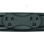 Fellowes 4-Outlet Travel Surge Protector, 350 Joules (9904801)