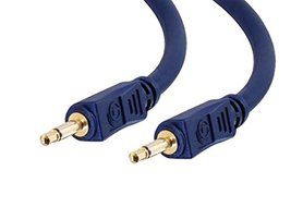 C2G / Cables To Go 40621 Velocity 3.5mm M/M Mono Audio Cable (12 Feet, Blue)