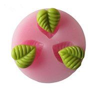Y&amp;XL&amp;H Three Holes Leaf Leaves Silicone Mold Fondant Molds Sugar Craft Tools Resin flowers Mould For Cakes