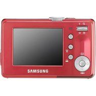 Samsung Digimax S73 7.2MP Digital Camera with 3x Optical Zoom (Red) N2