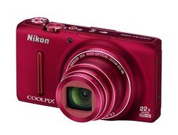 Nikon COOLPIX S9500 Wi-Fi Digital Camera with 22x Zoom and GPS (Silver) N6