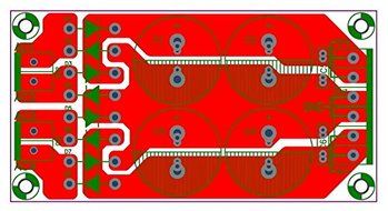 Electronics-Salon 10PCS Dual Bridge Dual Polarity Unregulated Power Supply PCB.