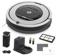 iRobot Roomba 860 Vacuum Cleaning Robot + Dual Mode Virtual Wall Barriers (With Batteries) + Extra HEPA Filter... N2