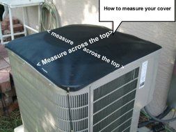 PremierAcCovers - Leaf Guard Summer Open Mesh Air Conditioner Cover - Keeps Out Leaves, Cottonwood and Debris... N2