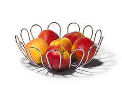 Spectrum Diversified Bloom Fruit Bowl, Satin Nickel