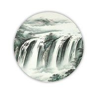 Generic Beautiful Mdf Material Have With Asian Chinese Painting 1 Cup Coaster