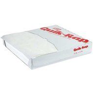 Quik Rap White Highly Grease Resistant Sandwich Paper -- 5000 per case.