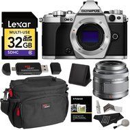 Olympus OM-D E-M5 Mark II (Black) Camera V207040BU000 + Olympus M. 40-150mm F4.0-5.6 R Zoom Lens for Olympus and... N28