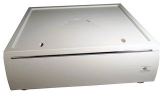 APG VTC320-AW1617 Stratis Cash Drawer with Chrome Accent, White