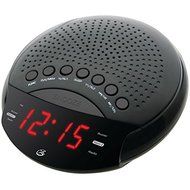 GPX C226B Dual-Alarm AM/FM Clock Radio with LED Display