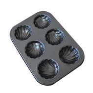Startony Non Stick 6 Cups Removeble Loose Bottom Muffin Cupcake Egg Tart Quiche Baking Pan Loose Base Pie Bakeware