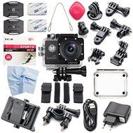 LOPOO Wifi Sports Camera SJ4000 with Multiple accessories,SJ4000 Camera FHD 1080P H.264 12MP 170 Degree Wide Angle... N9