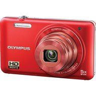 Olympus VG-160 14MP Digital Camera with 5x Optical Zoom (Red) (Old Model) N3
