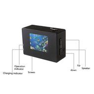 VGSION Waterproof WIFI 4K Utra HD Sports HD Camera with Bicycle Mounts Helmet Cam N2