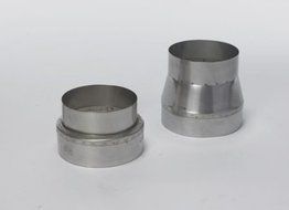 350308 8" to 9" Galvanized Adapter- no crimp