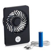 FIONA Portable and Compact Mini USB Hand-held Fan, 3 Speed Rechargeable Table Fan for Home and Travel, 18650 Battery... N6